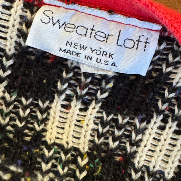 Vintage Kitsch Realtor Sweater Vest Embroidered Deed For Sale Made in USA Artsy - Picture 7 of 9